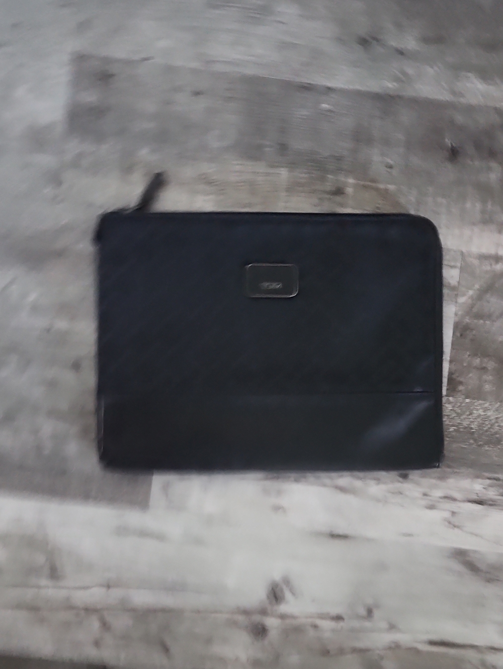 Tumi Black Travel Document Folio